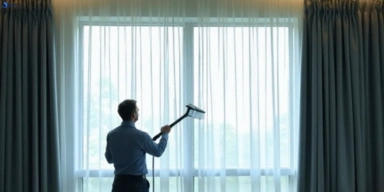 Commercial drapes cleaning service cannon-hill hotels offices